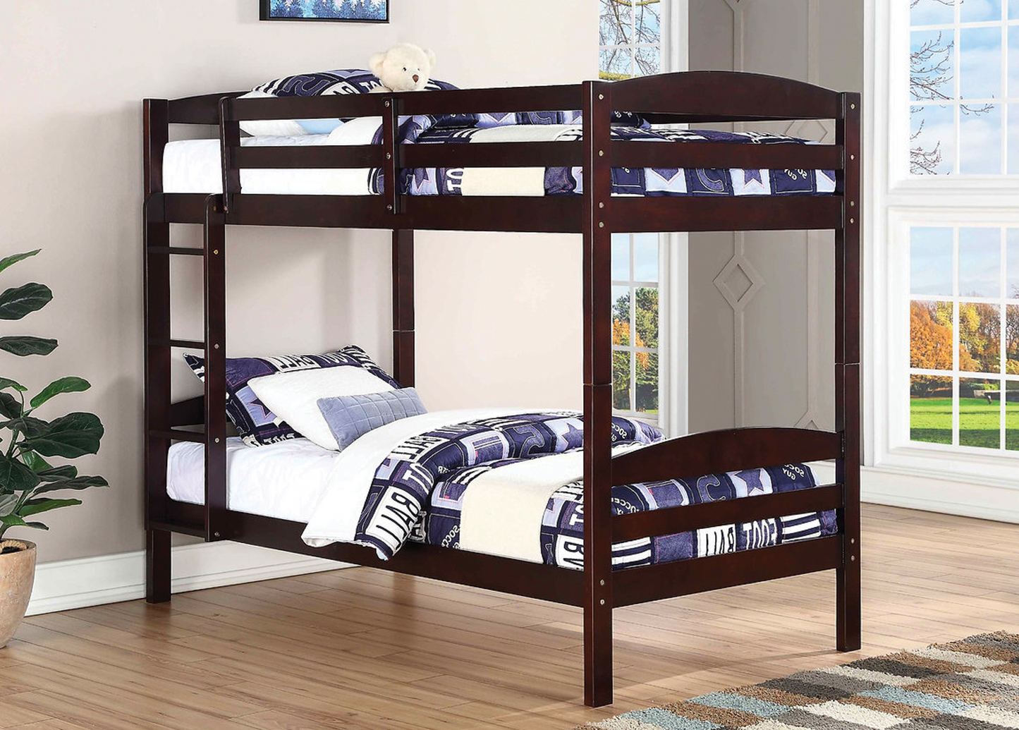 Espresso Twin & Twin Wood 124-E