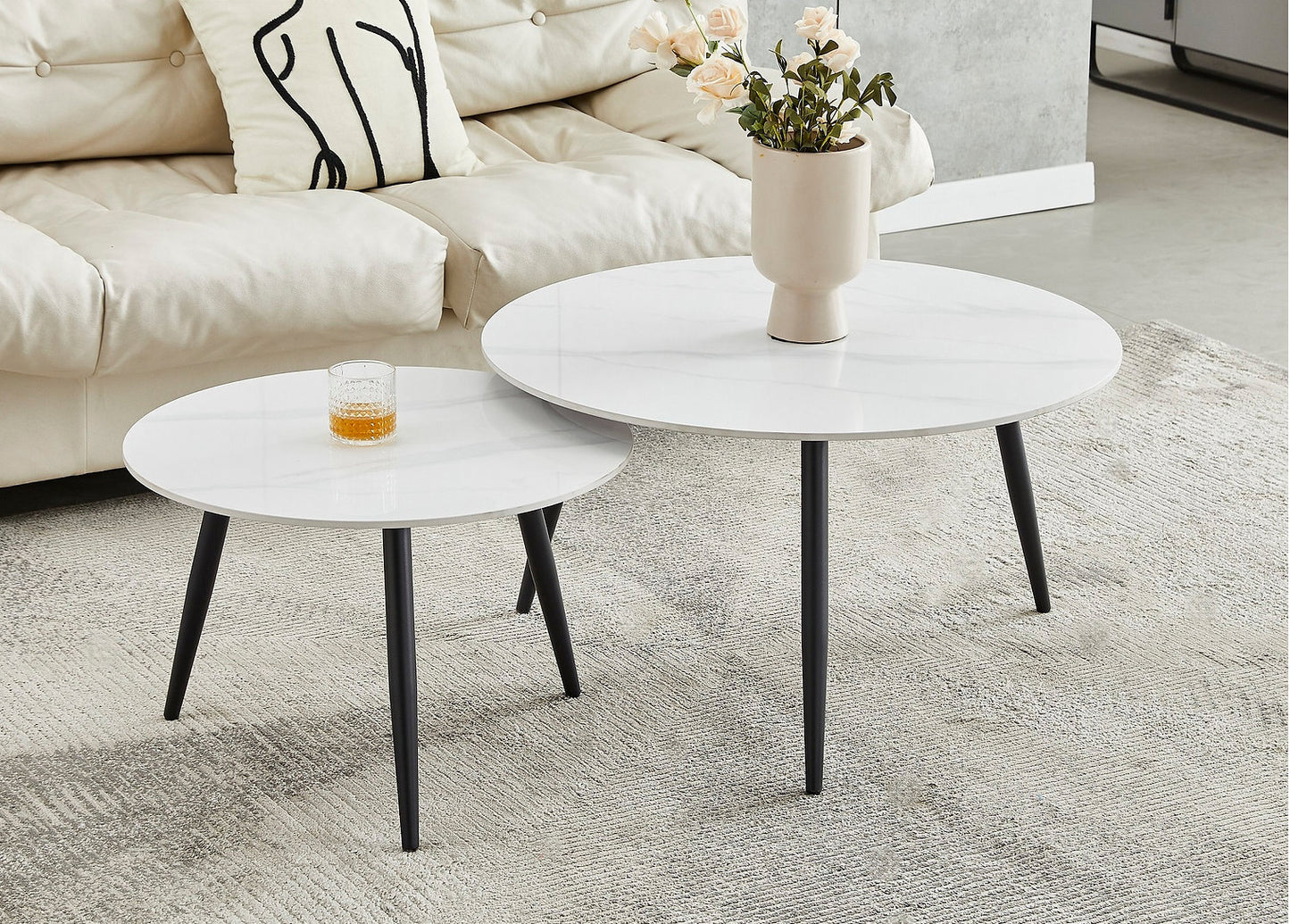 SM 2210 Sintered Stone Coffee Table Set