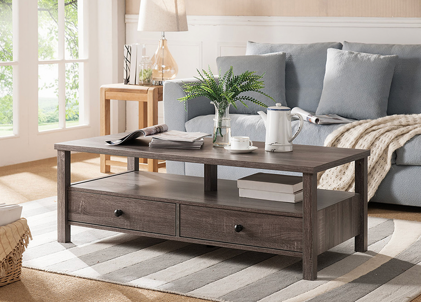 Coffee Table SM 3221 Distressed Grey