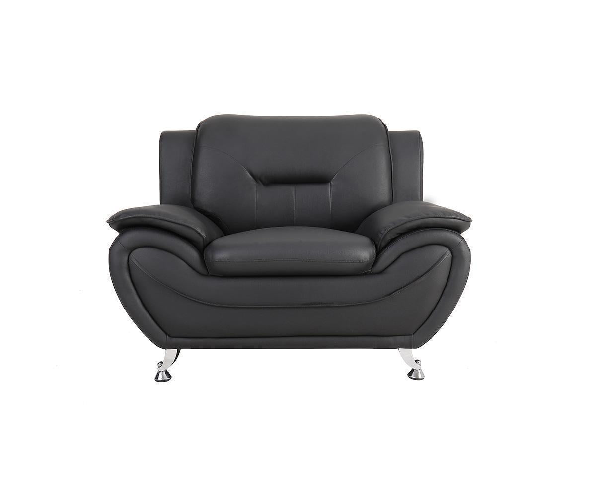 Speedy 3 Piece Sofa Set Black