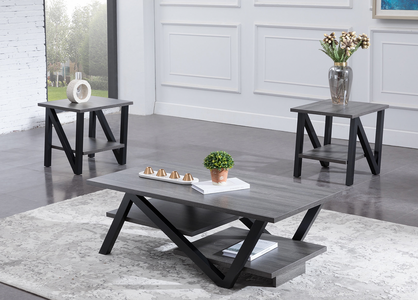 Coffee Table SM 3501 Grey Set