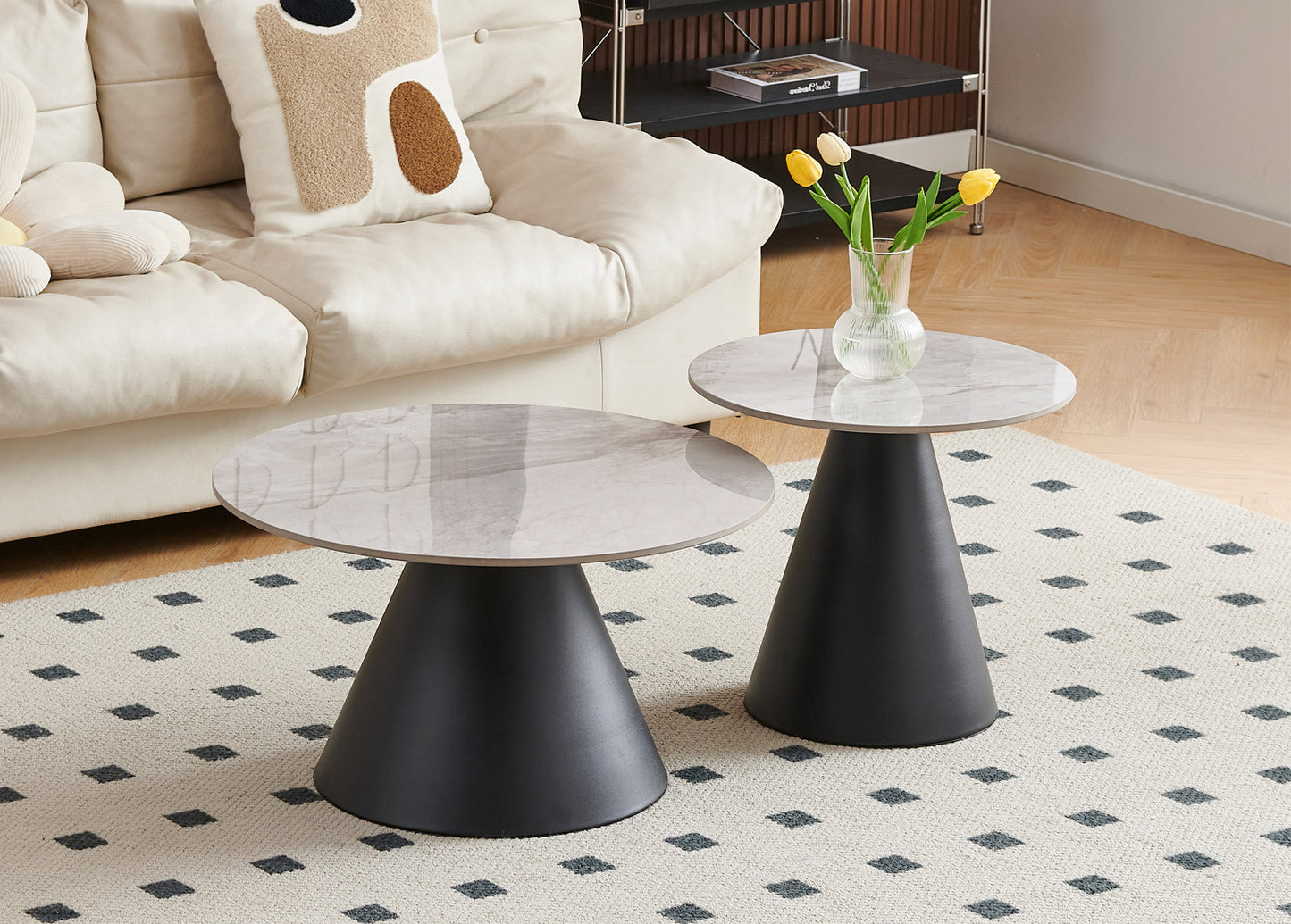 SM 2201 Sintered Stone Coffee Table Set