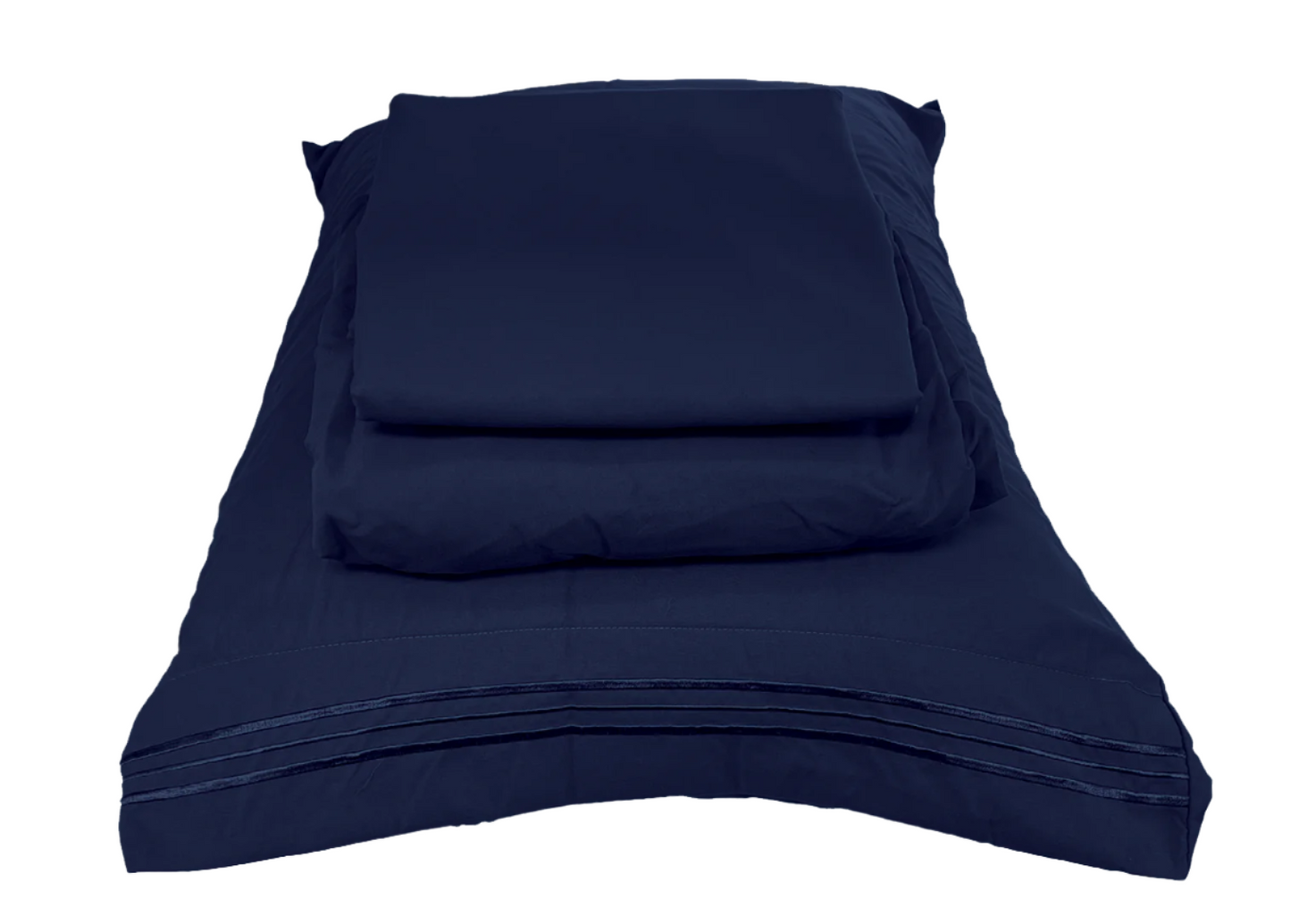 Navy Blue Microfibre Sheets