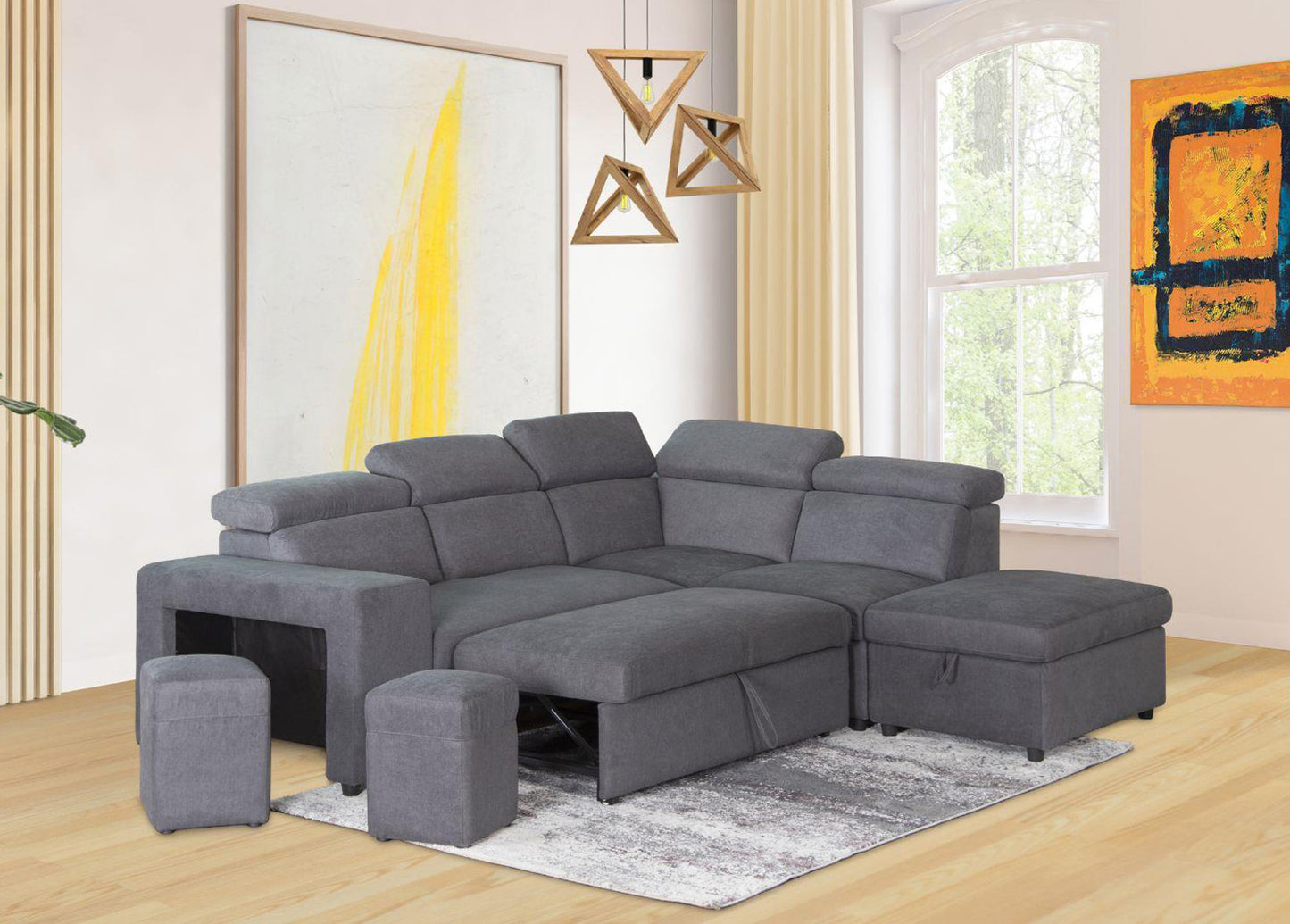 Luxe Pull Out Sofa Bed