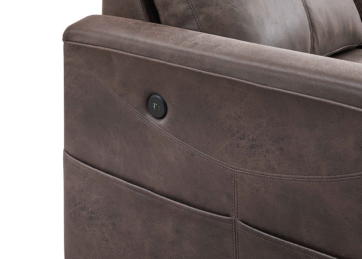 Cloudy Pull Out Sofa Bed LHF LATTE