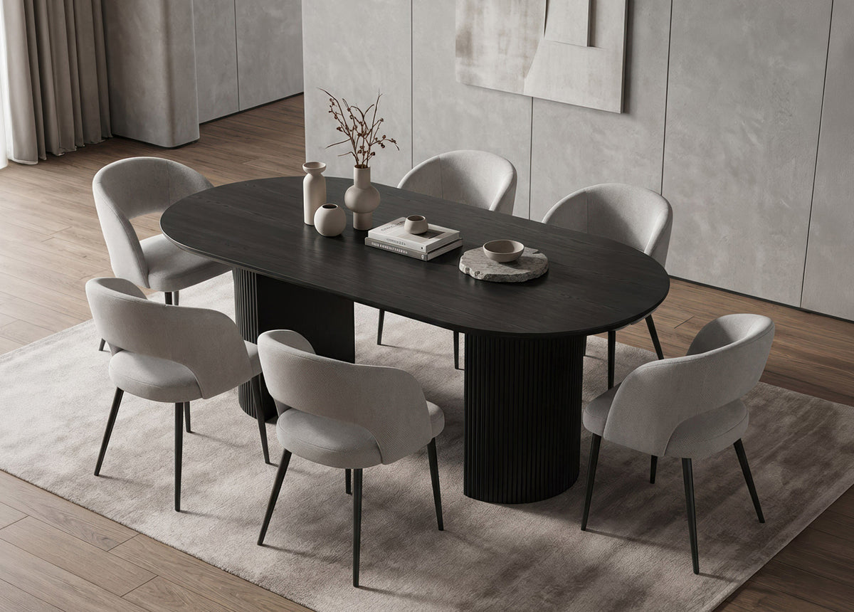 Bella Dining Set Grey