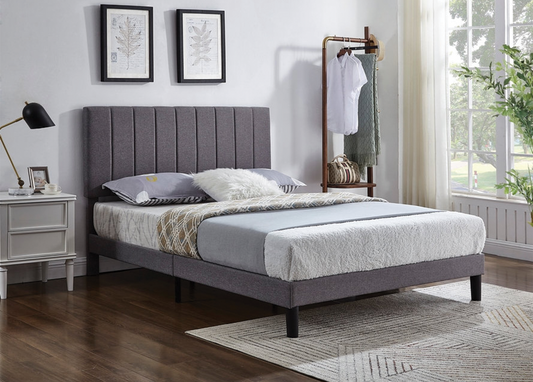 Grey Fabric Bed 5363