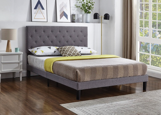 Grey Fabric Bed 5383