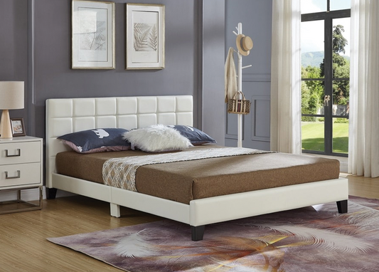 White Faux Leather 5422