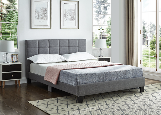 Grey Fabric Bed 5423