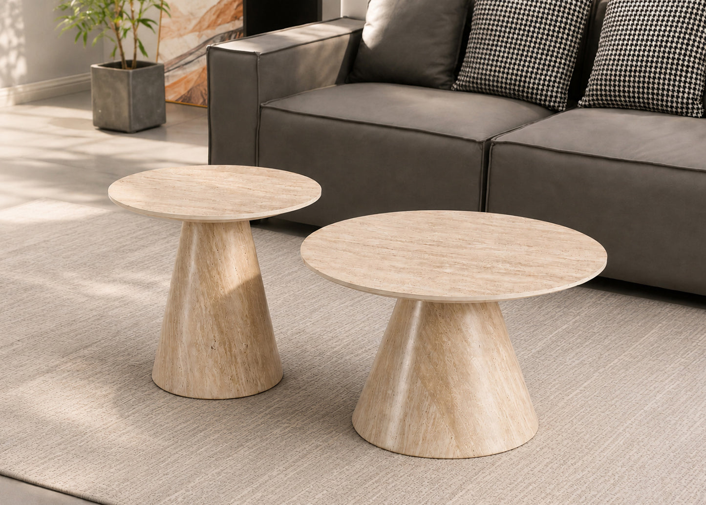 SM 2202 Sintered Stone Coffee Table Set