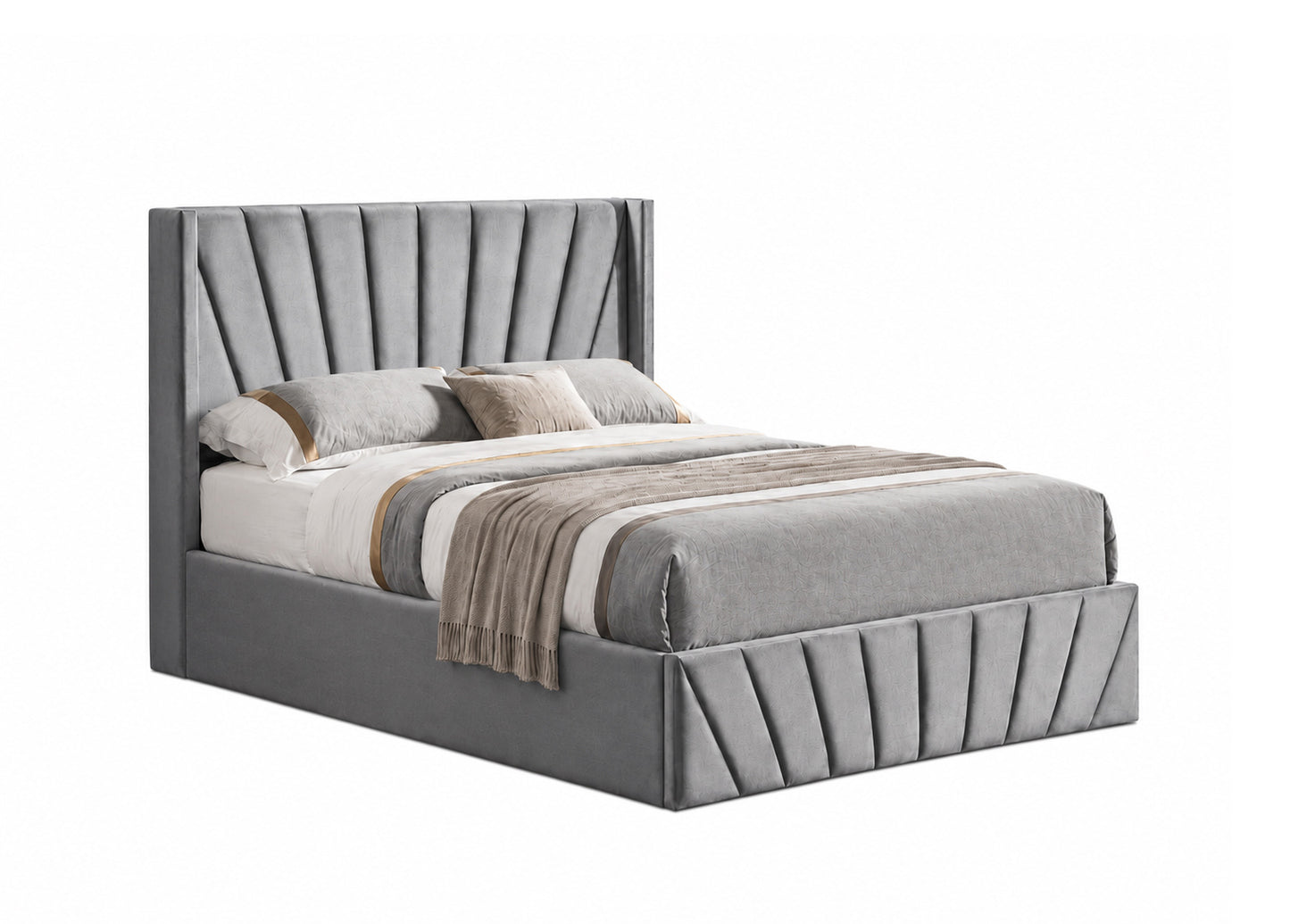 ELITE Lift Up Storage Bed Grey SM 5870