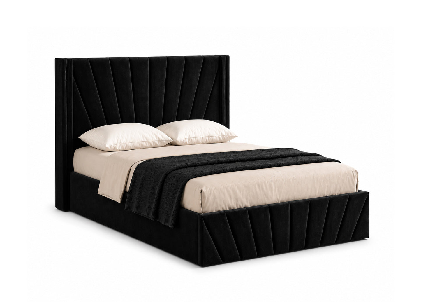 ELITE Lift Up Storage Bed Black SM 5873