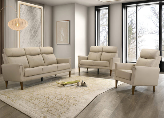 Zenith Living Sofa - Soft Cream 8012