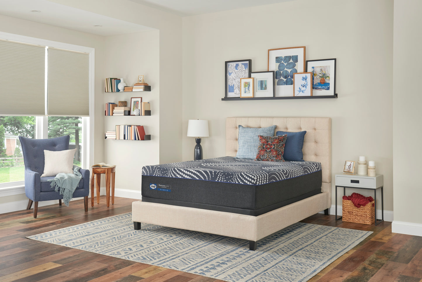 Sealy Hybrid KEMPTON Posturepedic Luxury 14.5'' SOFT 4" WATERFALL
