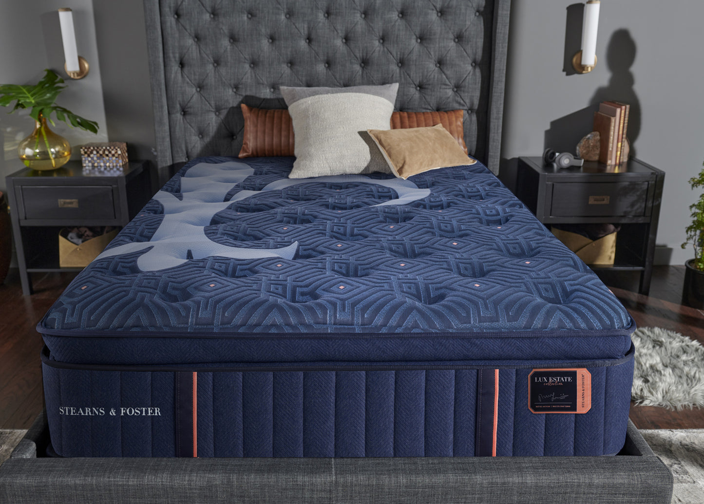 Stearns & Foster® LUX ESTATE® COLLECTION MARCELA LUX ESTATE EURO PILLOW TOP 17¼" ULTRA PLUSH