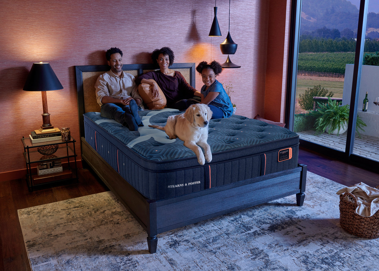 Stearns & Foster® LUX ESTATE® COLLECTION MADELEINE LUX ESTATE EURO TOP 16¼" LUXURY CUSHION FIRM