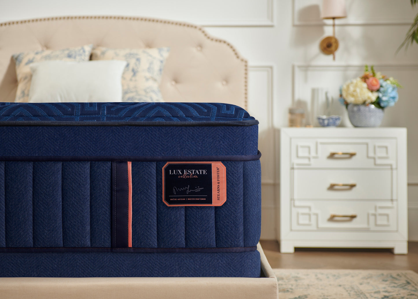 Stearns & Foster® LUX ESTATE® COLLECTION MADELEINE LUX ESTATE EURO TOP 16¼" LUXURY CUSHION FIRM