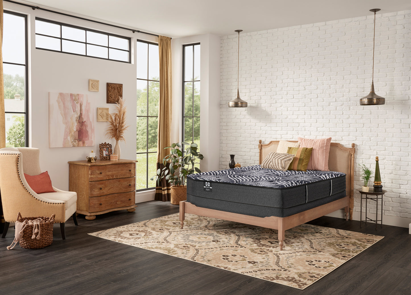 Sealy 1100s Graydon Tight Top Posturepedic Luxury Hybrid-Firm 13.5"