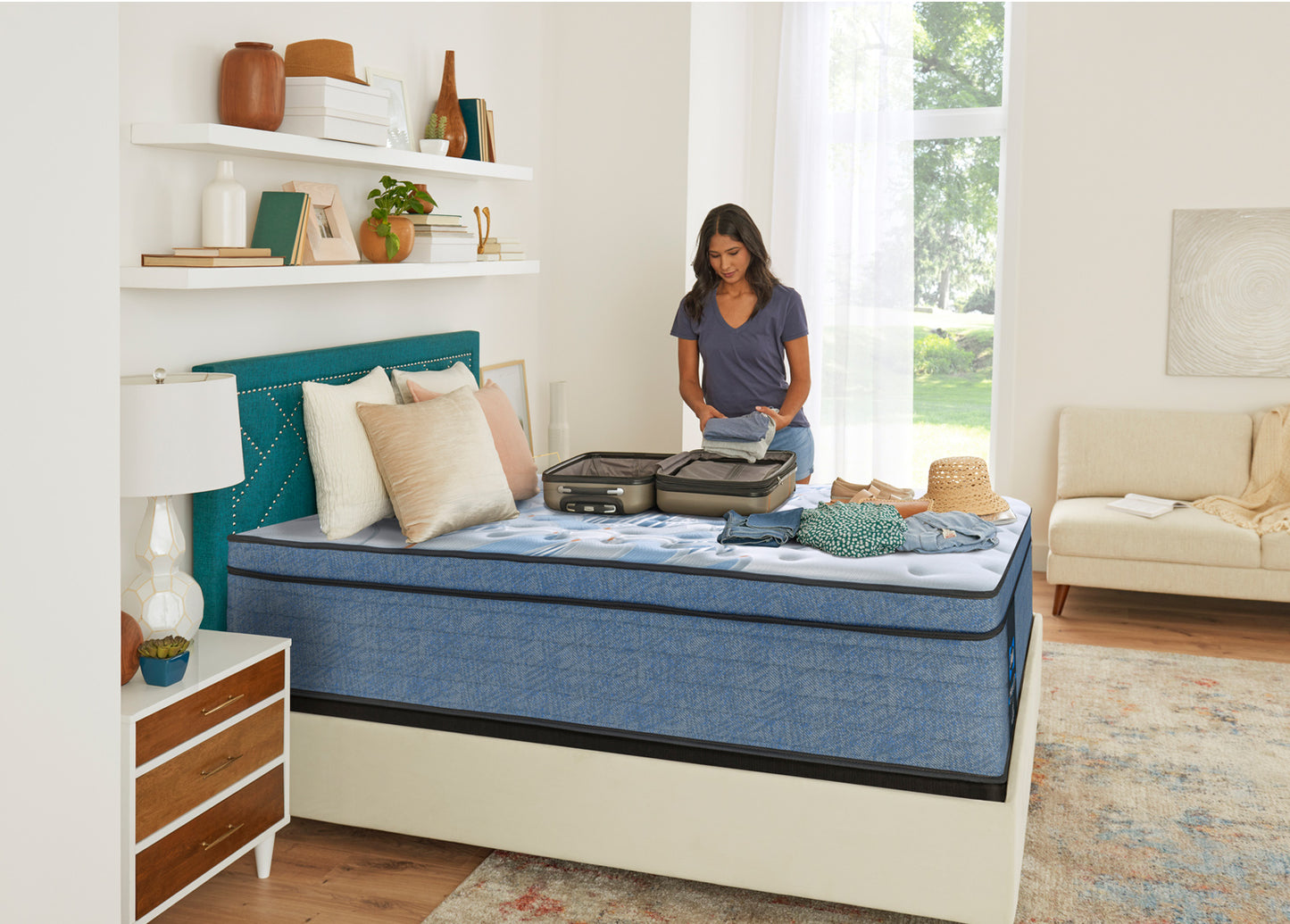 Sealy 1200s Shay Euro Top Posturepedic Plus -Medium 14"
