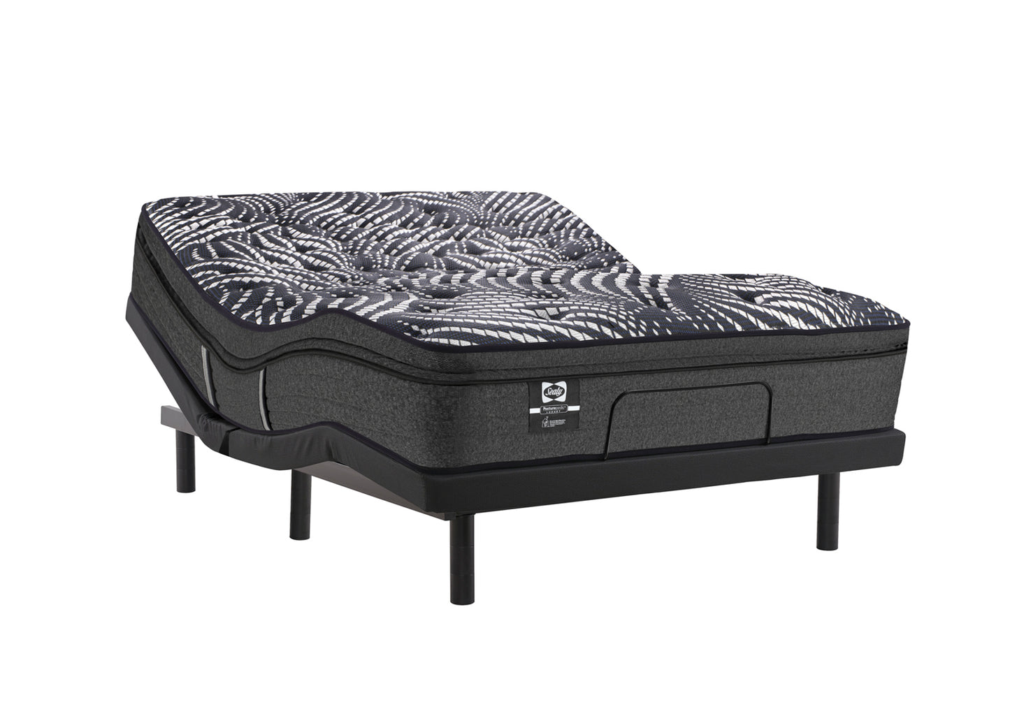 Sealy 1100s Thaddeus Euro-Pillow Top Posturepedic Luxury Hybrid-Soft 15.5"