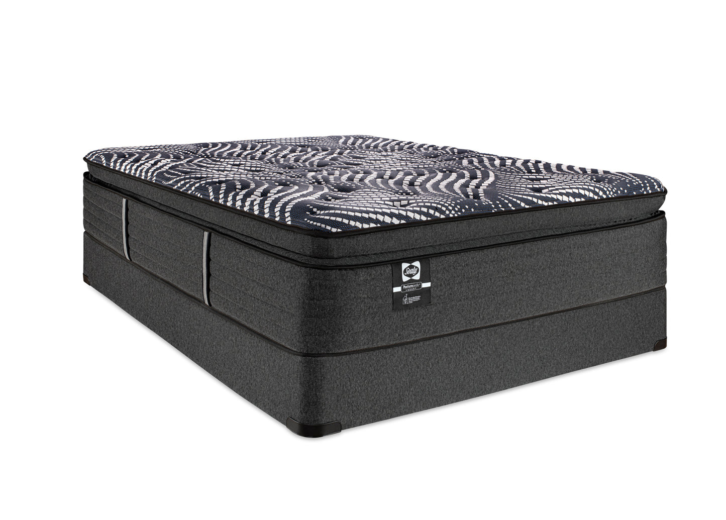Sealy 1100s Thaddeus Euro-Pillow Top Posturepedic Luxury Hybrid-Soft 15.5"