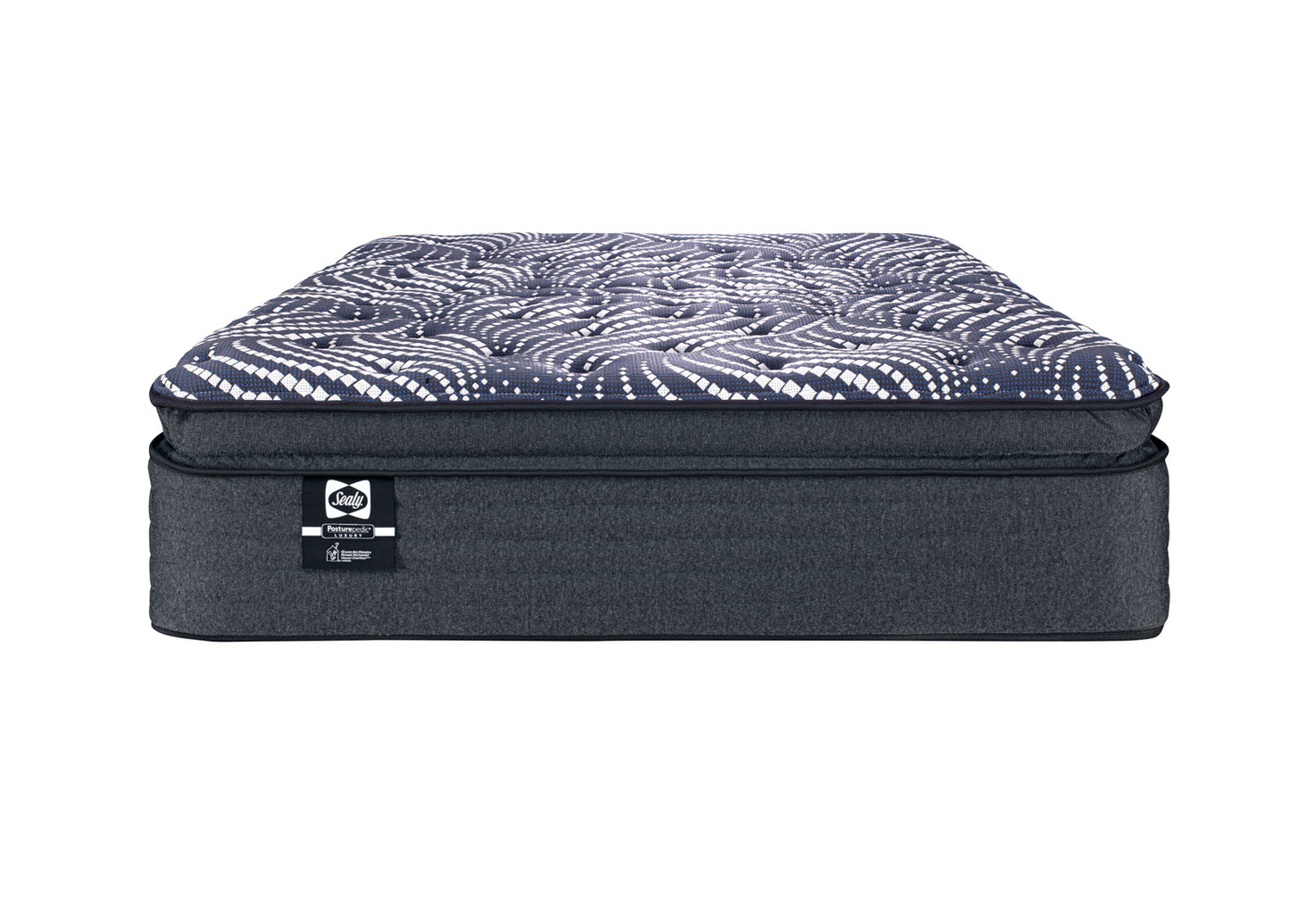 Sealy 1100s Thaddeus Euro-Pillow Top Posturepedic Luxury Hybrid-Soft 15.5"
