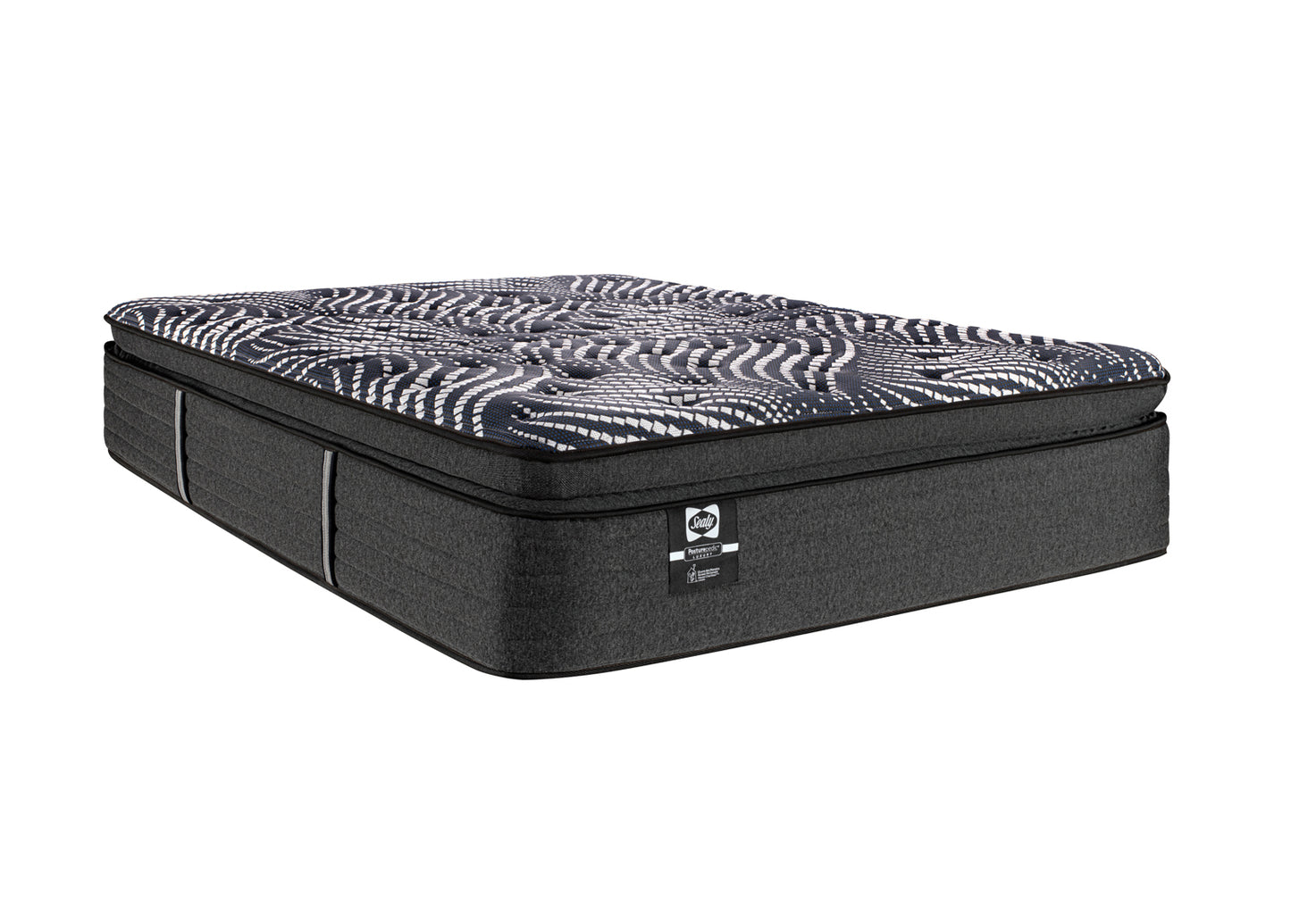 Sealy 1100s Thaddeus Euro-Pillow Top Posturepedic Luxury Hybrid-Soft 15.5"
