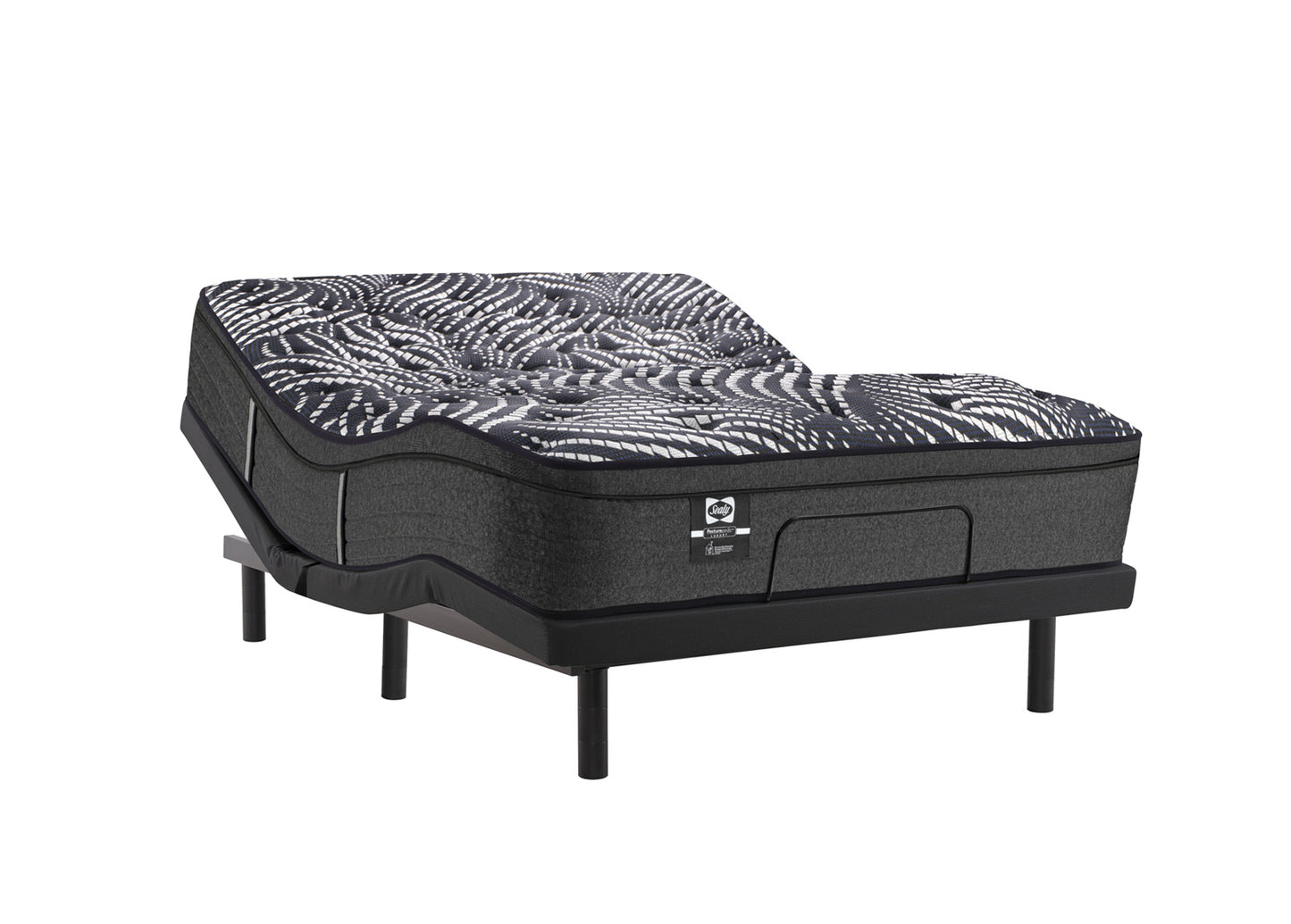 Sealy 1100s Caydon Euro Top Posturepedic Luxury Hybrid-Medium 14.5"