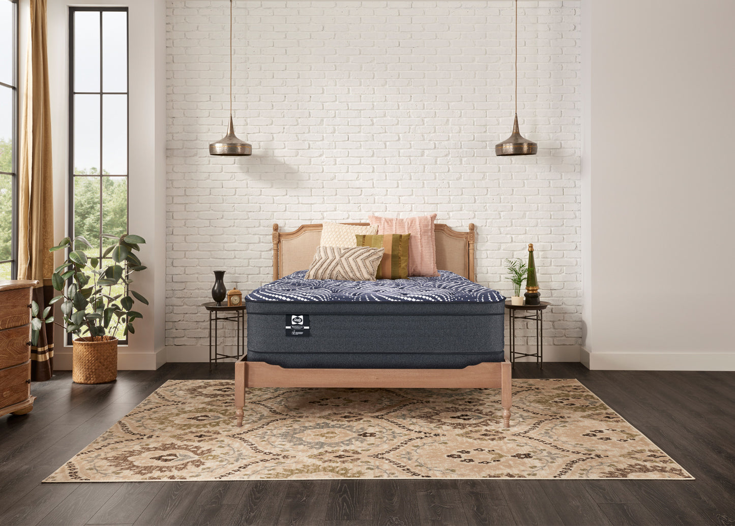 Sealy 1100s Caydon Euro Top Posturepedic Luxury Hybrid-Medium 14.5"
