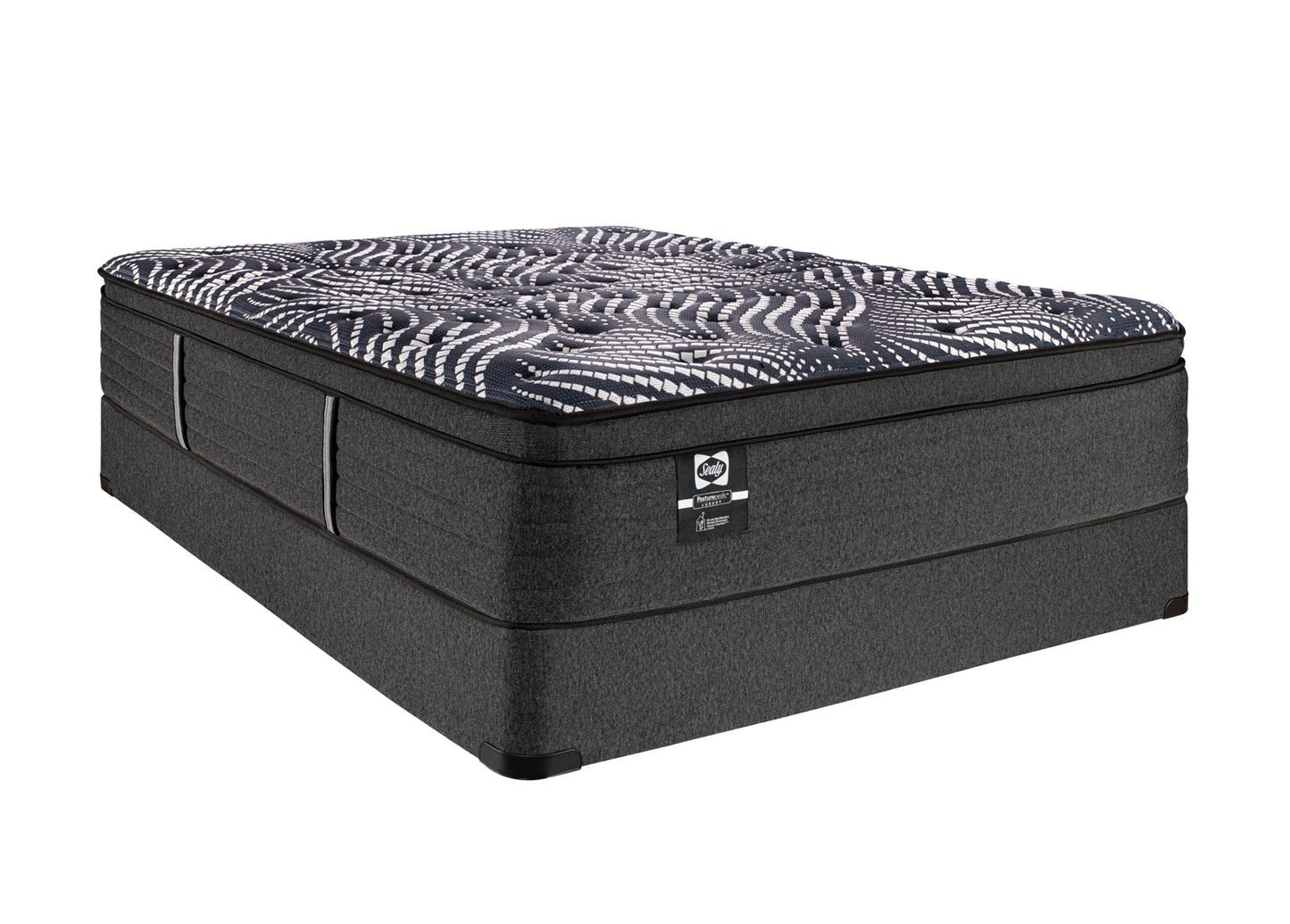 Sealy 1100s Caydon Euro Top Posturepedic Luxury Hybrid-Medium 14.5"