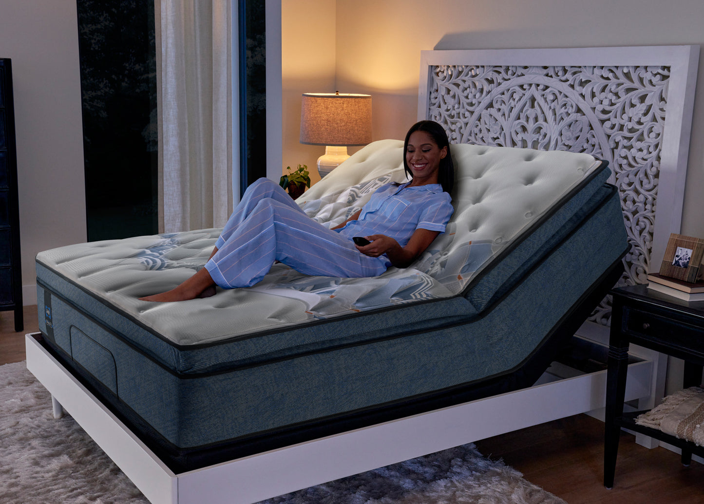 Sealy 1200s Taryn Euro-Pillow Top Posturepedic Plus -Soft 15..5"