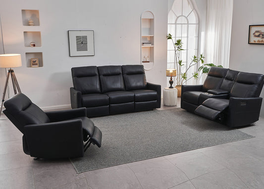Elysian Recliner Series Genuine Leather Match