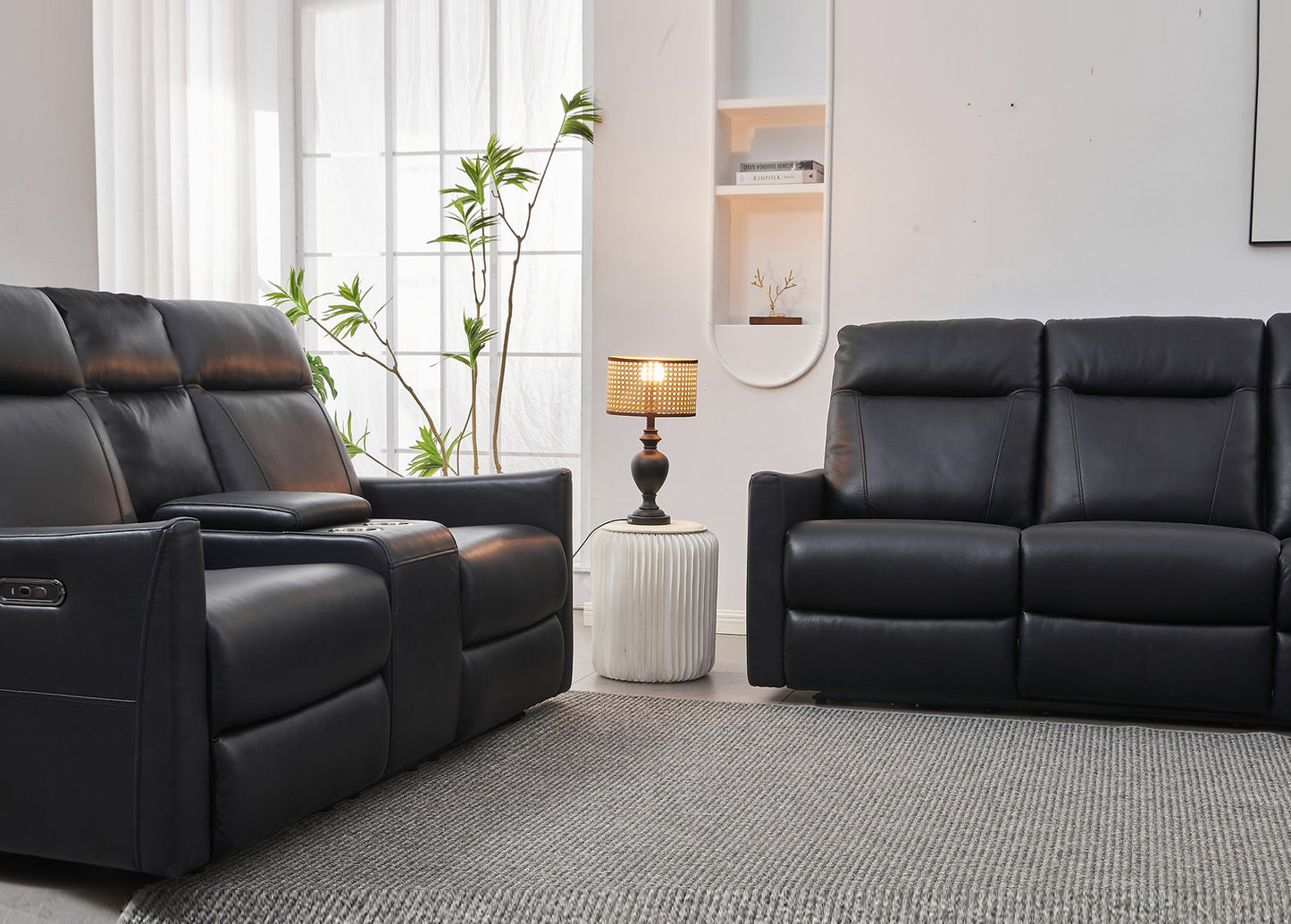 Elysian Recliner Series Genuine Leather Match